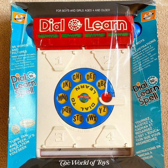 Vintage 1970 Dial To Learn Spelling Toy game by Ohio Art - Picture 1 of 7